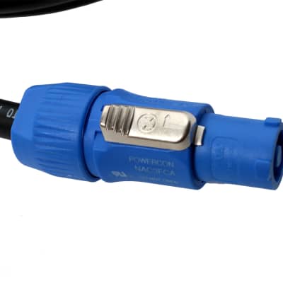 Elite Core Audio PC12-AM-15 Neutrik PowerCon to Edison Male Power Cable 15' 12 Gauge image 3