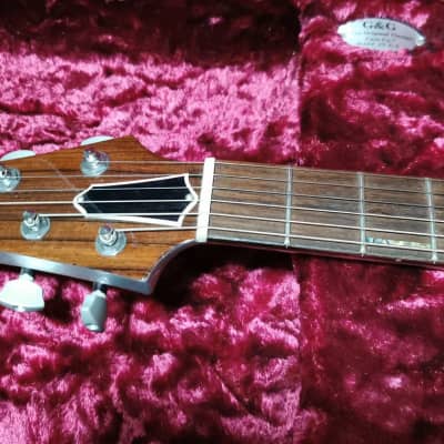 Giffin Vikta USA Custom Shop Single-Cut Guitar w/Case - Silver w/P90's image 3