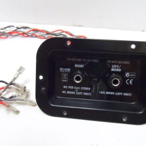 Switch speaker cab cabinet jack plate stereo/mono wire Marshall Line 6 Mesa Friedman Celestion etc image 1