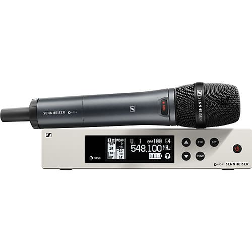 Sennheiser EW 100 G4-835-S Wireless Handheld Microphone System with MMD 835 Capsule (A) image 1