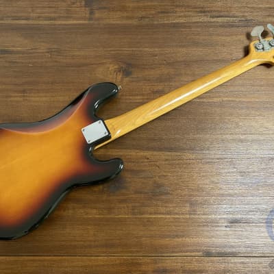 Fender Precision Bass, ‘62, LEFT HAND, 3 Tone Sunburst, 1991 image 4