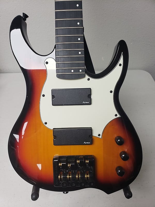 Asmuse Headless Electric Bass Guitar - Sunburst