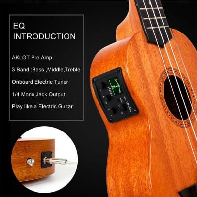 Electric Ukulele - Free Shipping - ukulele with EQ / United States / 23 inches image 13