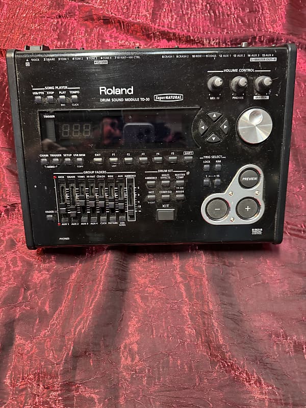 Roland TD-30 Drum Sound Module 2012 - 2016 - Black image 1