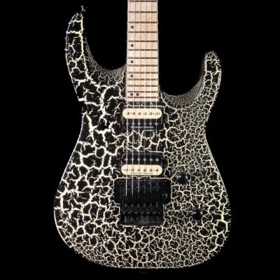 Jackson 2014 Pro DK2M Dinky Guitar Ltd Ed in Black & White Crackle for sale