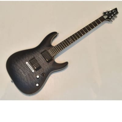 Schecter SD-II-24-AS See Thru Black | Reverb