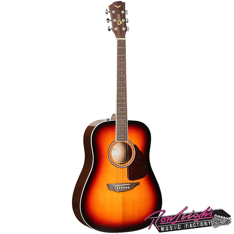Samick Guitar Works S300DVS Solid Spruce Top Dreadnought Acoustic Guitar in Tobacco Sunburst image 1