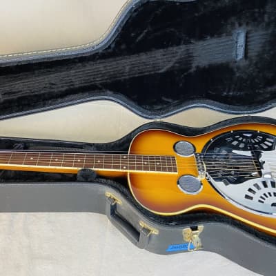 Regal (Dobro) Regal Studio Series Resophonic Guitar 1990’s Vintage Sunburst image 9