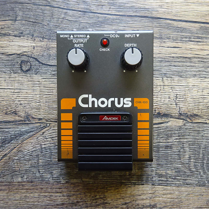 Amdek CHK-100 Chorus 1980s Rare Vintage Made In Japan MIJ Boss CE-2