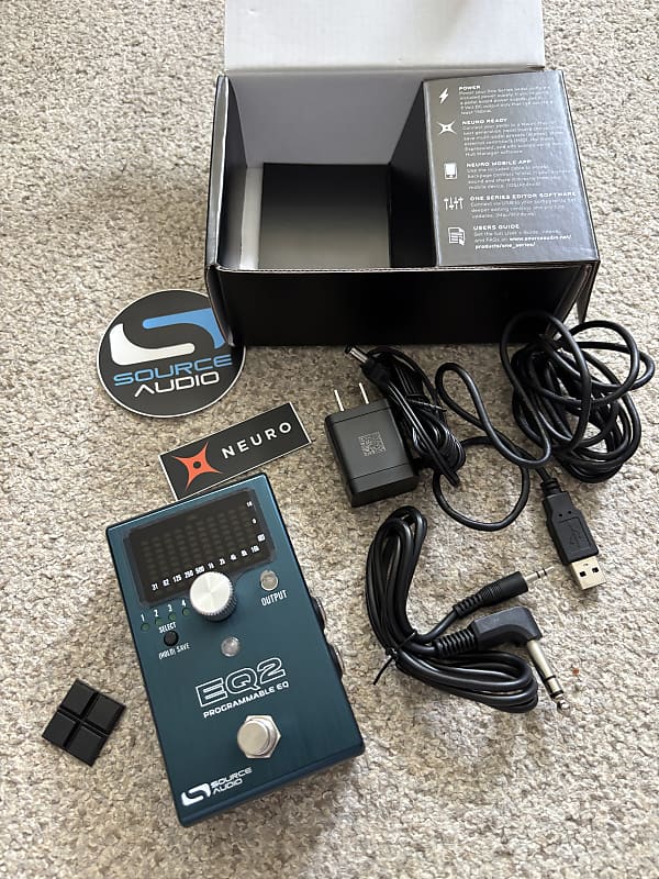 Source Audio EQ2 Programmable EQ 2020 Blue Reverb