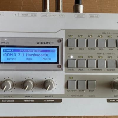 Access Virus TI Snow Desktop Digital Synthesizer 2008 - White