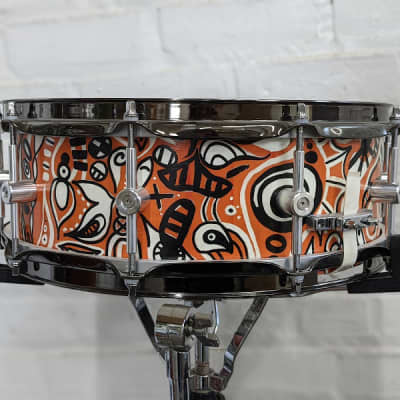 651 Drums 5x14" Local Artist Series Maple Snare Drum image 6