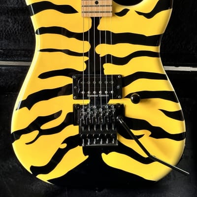 1996 ESP Custom Shop M-1 George Lynch Yellow Tiger image 1