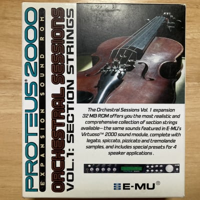 E-MU Systems Proteus 2000 Expansion ROM - Orchestral Sessions Vol 1. Section Strings RARE!!! TESTED AND WORKING