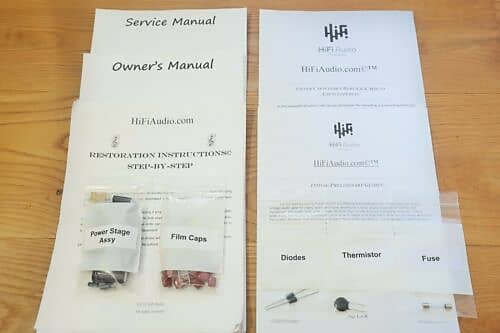 Kenwood KW-44 restoration kit filter capacitor repair rebuild fix  			