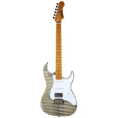 Jet Guitars JET GUITARS JS-450 TBK E-Gitarre, transparent black for sale
