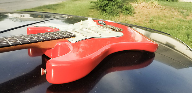 1959 Fender Stratocaster Fiesta Red Pre CBS Clone