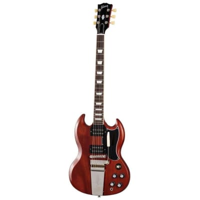 Gibson SG Standard '61 Maestro Vibrola Faded Vintage Cherry Satin w/Case image 1