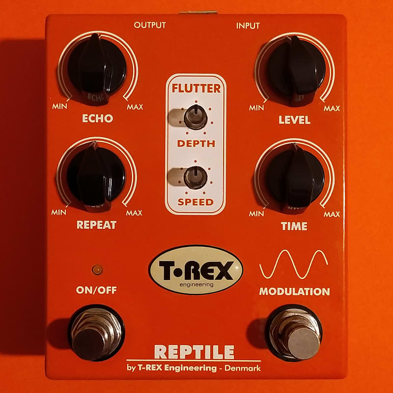 T-Rex Reptile Tape Echo Simulator V1 near mint w/box, manual & catalog image 1