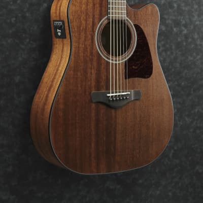 Ibanez AW54CEOPN Artwood Dreadnought Acoustic/Electric Guitar - Open Pore Natura image 4