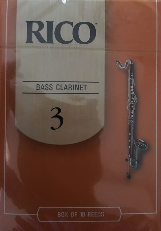 Rico REA1030 Bass Clarinet Reeds - Strength 3.0 (10-Pack) image 1