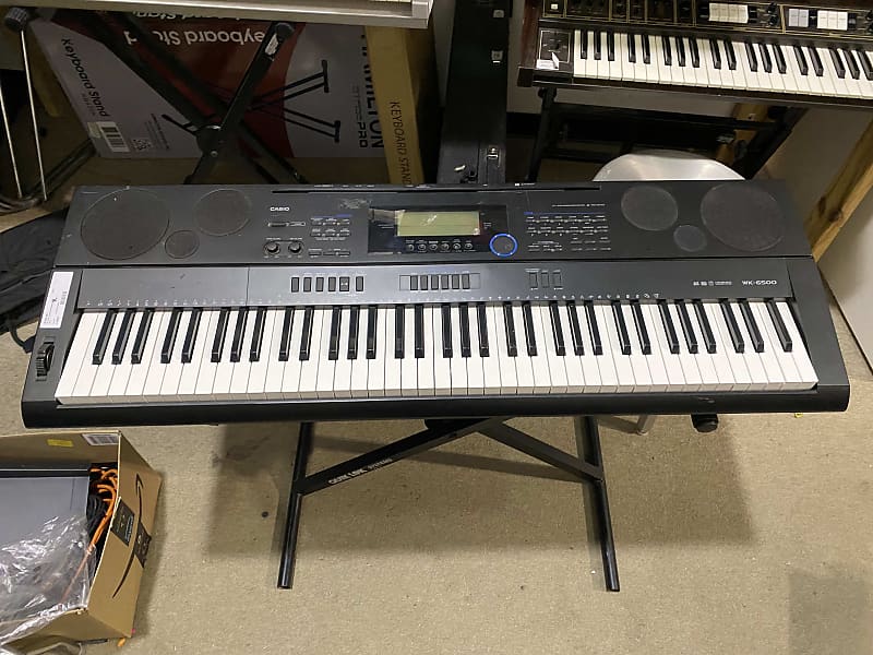 Casio WK 6500 WK6500 76 Key Touch Sensitive Workstation Keyboard Local Pickup Only Reverb