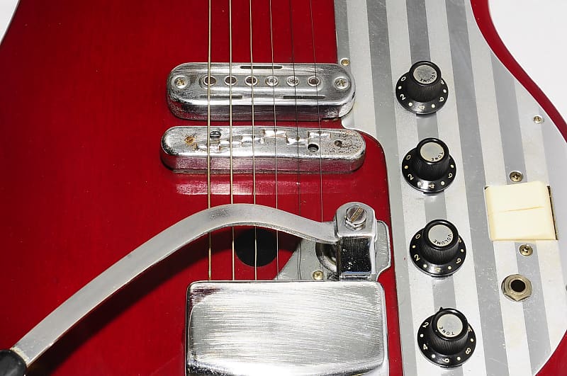 TEISCO WG-2L Original Vintage Bizarre Electric Guitar RefNo