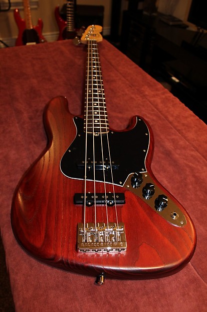 Mahogany jazz bass top