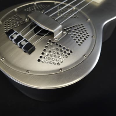 Gold Tone Resouke: Tenor-Scale Metal Body Resonator Ukulele with Gig Bag image 7
