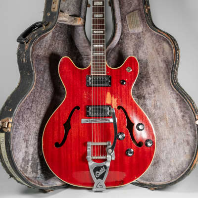 1967 Guild Starfire V Cherry Red Vintage Guitar w/OHSC image 1