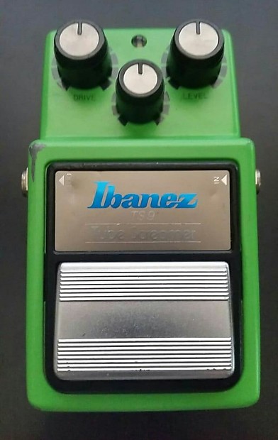 Ibanez TS9 Tube Screamer vintage 90s Reissue 1991 with 80s JRC4558 & TS808  mods