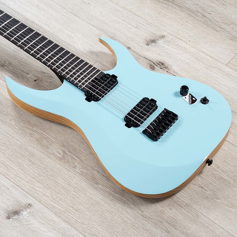 Mint Schecter John Browne Signature Tao-7 7-String Guitar, Ebony Fretboard, Azure image 1