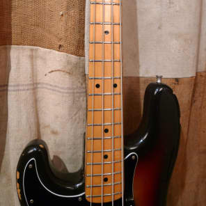 Fender Precision Bass Lefty 1974 Sunburst image 5
