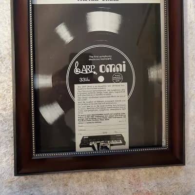 1977 ARP Synthesizers Promotional Ad Framed ARP Omni Original