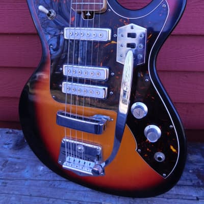 Teisco Electric Guitar 1960's image 2