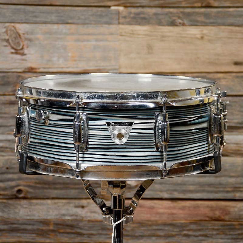 Ludwig S-100 Standard Series 5x14" 8-Lug Wood Snare Drum 1969 - 1974 image 3