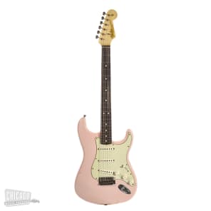Fender Custom Shop '63 Stratocaster Faded Shell Pink image 4