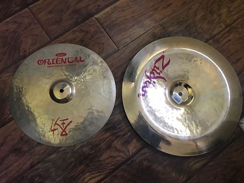Zildjian 14/16" FX Oriental Remote Trash Hat Cymbals (Pair) image 1