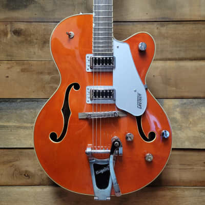 2021 Gretsch G5420T Electromatic Hollowbody (Pre-Owned) - Transparent Orange w/ Bigsby image 3