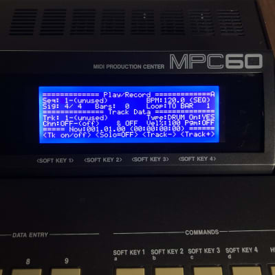 AKAI MPC60 mk1 replacement LED SCREEN LCD NEW!!including metal frame and new display window! MPC60 MKI