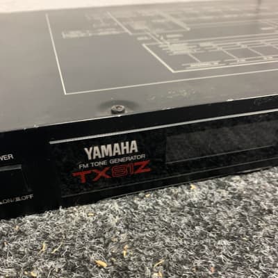 Yamaha TX81Z Rackmount FM Tone Generator 1987 - 1988 - Black image 2
