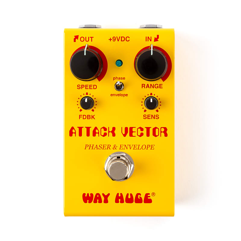 Way Huge WM92 Smalls Attack Vector Phaser & Envelope Filter Effects Pedal
