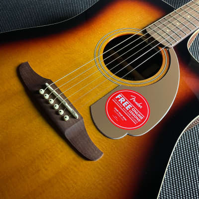 Fender Redondo Player Acoustic, Walnut Fingerboard- Sunburst image 3