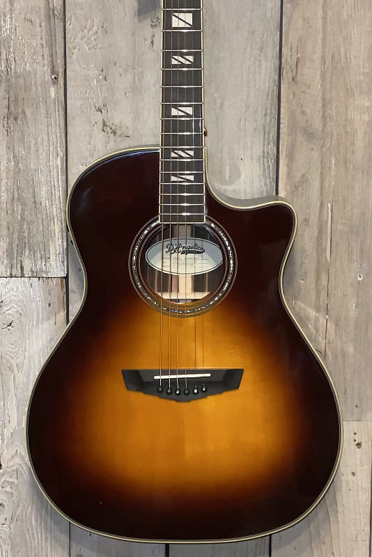 D'Angelico Excel Gramercy  Acoustic/Electric Vintage Sunburst Hard Shell Case Included plus Extras ! image 1