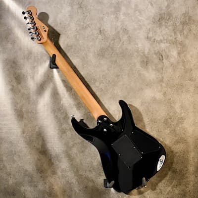 Charvel Left Handed Pro Mod DK24 HH Caramelized Maple 2021 Gloss Black Lefty Guitar image 6