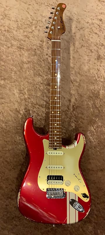 Red House Guitars General S/SSH - Candy Apple Red w/Gold