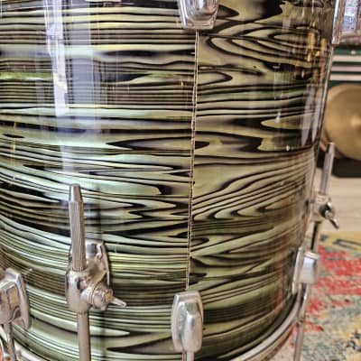 Ludwig Standard 16x16" 3-ply Floor Tom in Avocado Strata 1971 image 9