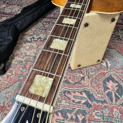 70’s Epipiphone Excellente FT550 Dreadnaught X-Bracing w/Barcus Berry Pickup image 3