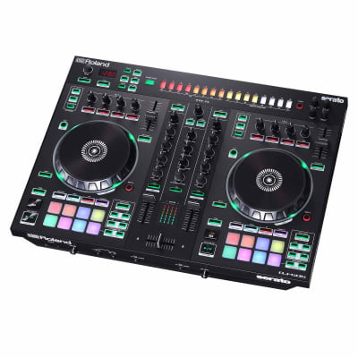 Roland DJ-505 2-Channel Quad Deck Serato DJ Controller w Built In Drum Effects image 2
