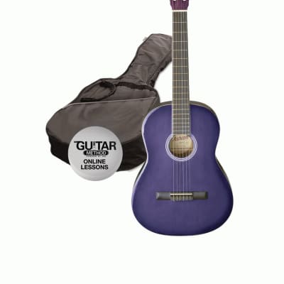 Ashton SPCG34 TP Classical Guitar Starter Pack for sale
